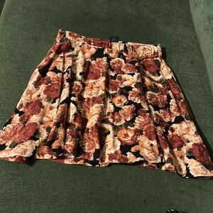 Floral skater skirt